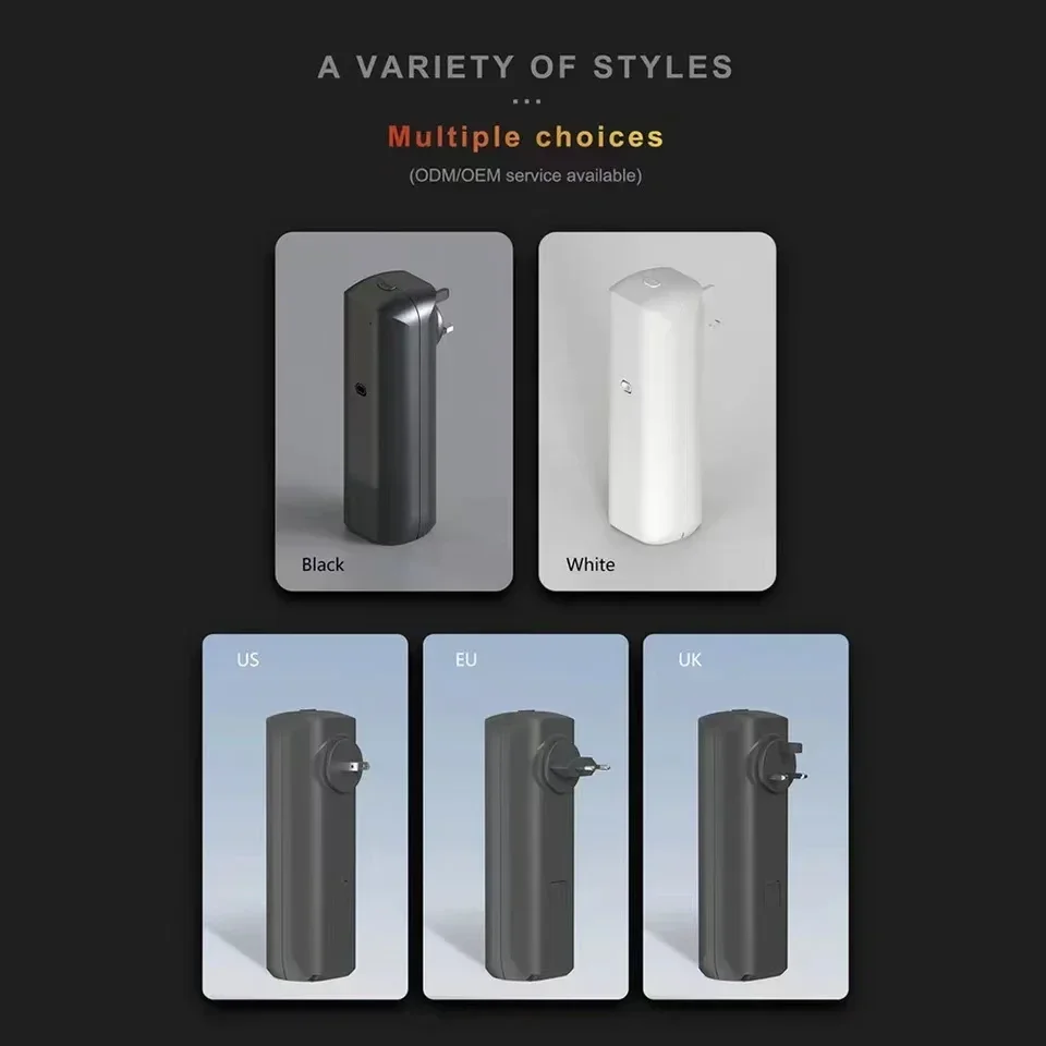 Home Fragrance System - 壁掛け式プラグインエッセンシャルオイルディフューザー、フレグランス、香り、空気清浄機、Bluetoothアプリ制御付き、家庭用、オフィス用
