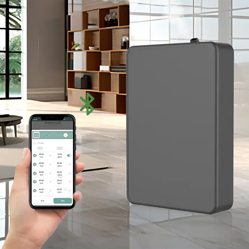 Home Fragrance System - 500 ミリリットル容量フレグランスディフューザースマート香り空気機家庭用プロフェッショナル水なしエッセンシャルオイルディフューザー芳香剤