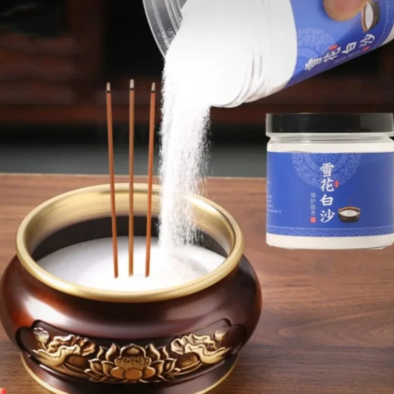 Smokeless Incense Stick - 500 グラム白砂香炉充填特殊砂インサート香スティック用品家庭用屋内アロマセラピーストーブアクセサリー