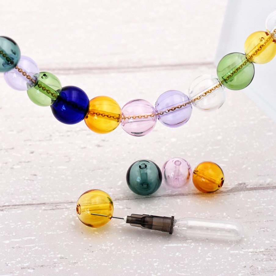 Scent Booster Bead - 5 個 12 ミリメートル-16 ミリメートルディフューザー香水詰め替えガラスボールペンダント手作りエッセンシャルオイルアロマセラピービーズジュエリーメイキング用