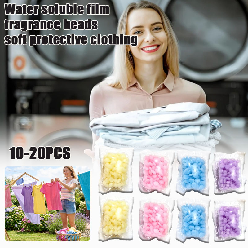 Scent Booster Bead - 10～20個入り 香りブースター ランドリーパール 長続きする香り ナノマイクロカプセル フレグランスビーズ