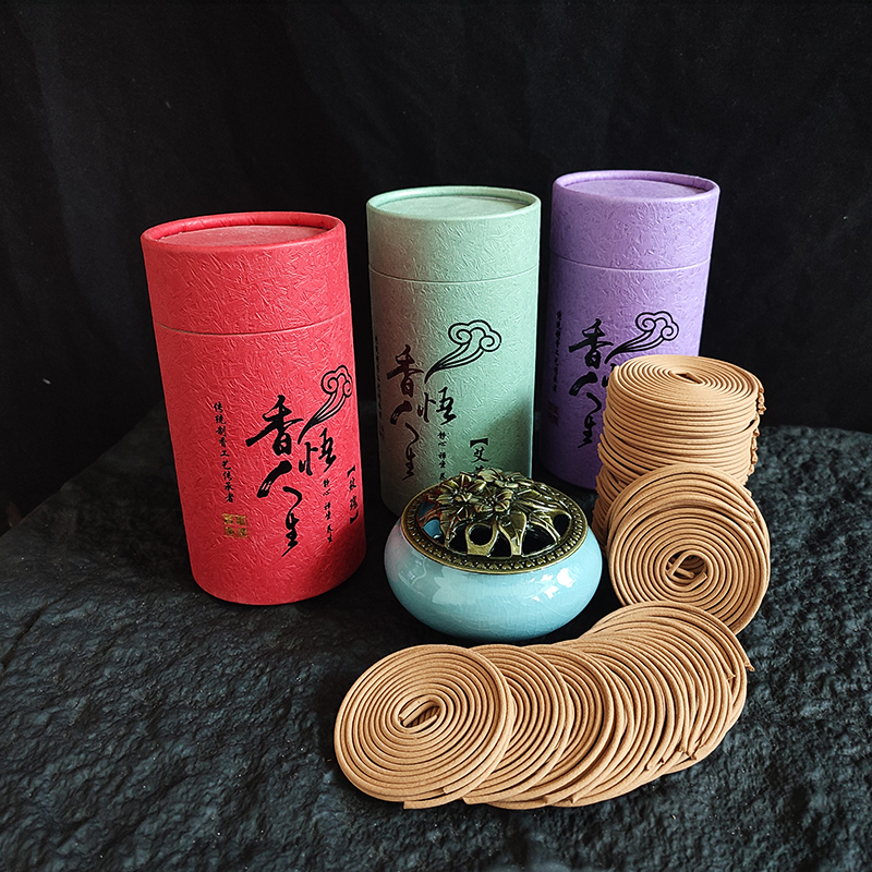 Smokeless Incense Stick - 天然サンダルウッドのラベンダーコイル香,室内フレグランス,ヨガ仏,アロマテラピー,1箱あたり120枚
