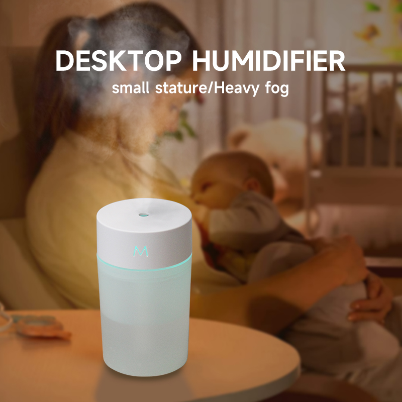 Home Fragrance System - LEDナイトライト付きUSBアロマディフューザー、デスクトップエッセンシャルオイルディフューザー、ミニカーエアディフューザー、ホームミストメーカー、スプレー、260ml