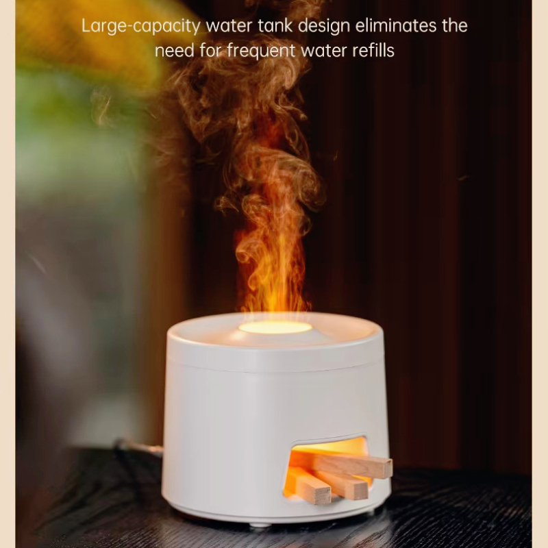 Home Fragrance Types - 新製品 クリエイティブ レトロ 七色炎アロマディフューザー 加湿器 チャコールストーブ風