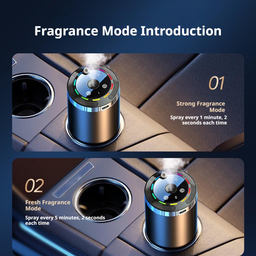 車用電気エアディフューザー アロマベント加湿器 ミスト消臭剤 - Home Fragrance System のレビューと価格