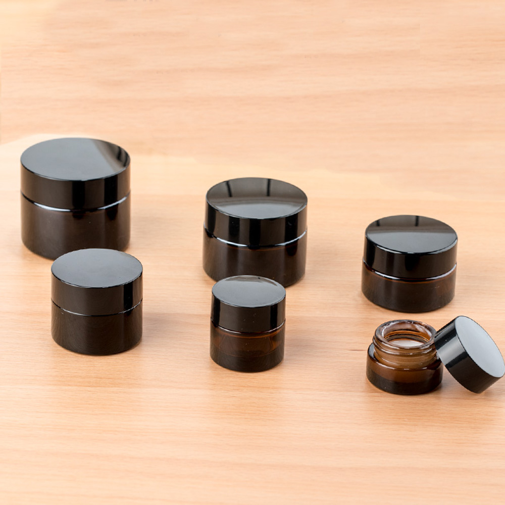 プラスチックキャンドルカップ,茶色と琥珀色,丸型,ジャーホル - Amber Jar Candle のレビューと価格