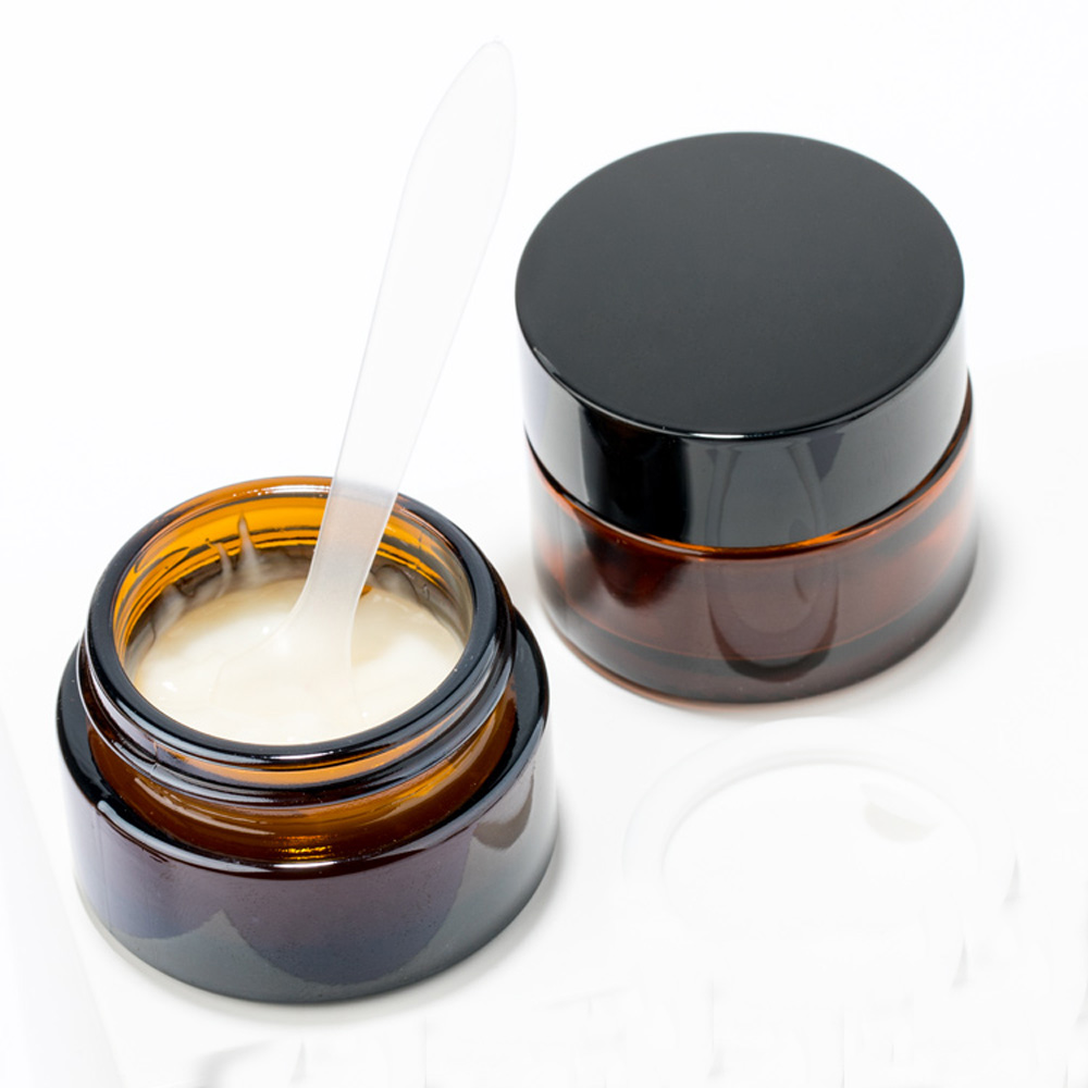 プラスチックキャンドルカップ,茶色と琥珀色,丸型,ジャーホル - Amber Jar Candle のレビューと価格