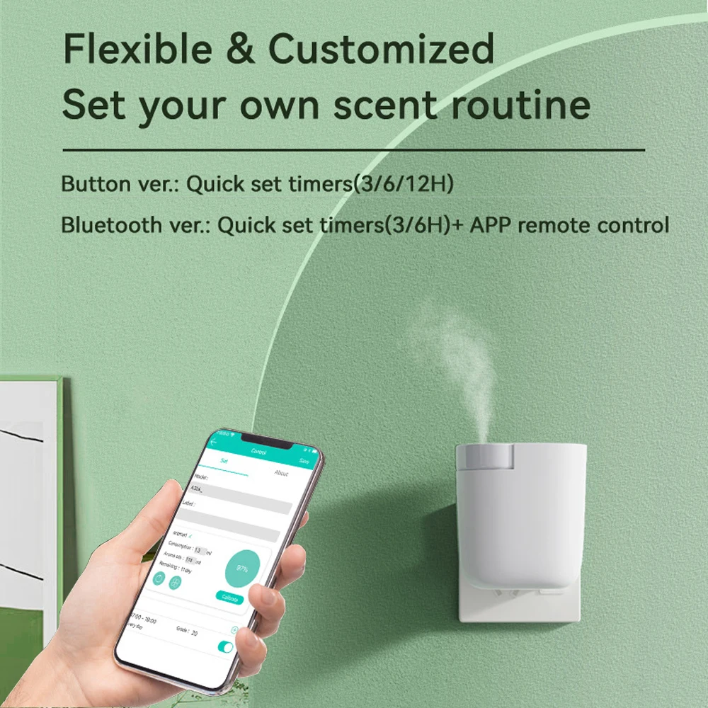 Bluetooth制御アロマディフューザー プラグイン式ルー - Home Fragrance Essential Oils のレビューと価格