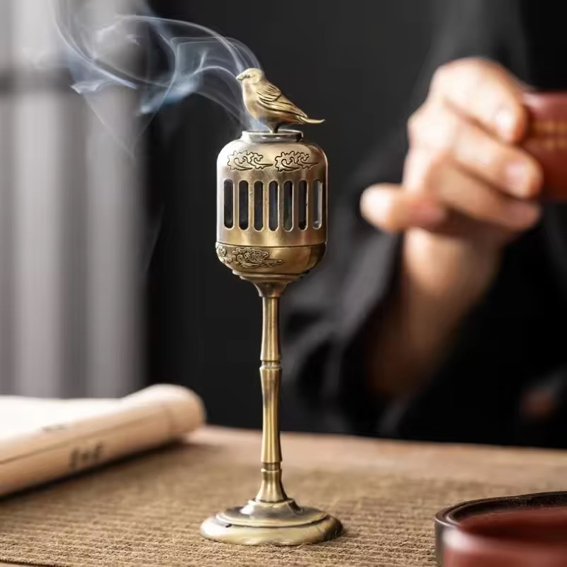 新しいマグパイホローランプ白檀香炉逆流香炉茶室装飾品書斎家の - Home Fragrance Lamp のレビューと価格