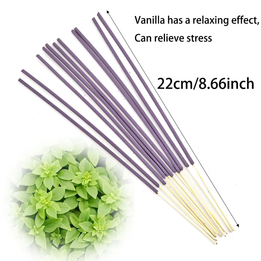 8.66インチの人工木製線香 - 長持ちする香り、家庭、ヨガ - Smokeless Incense Stick のレビューと価格