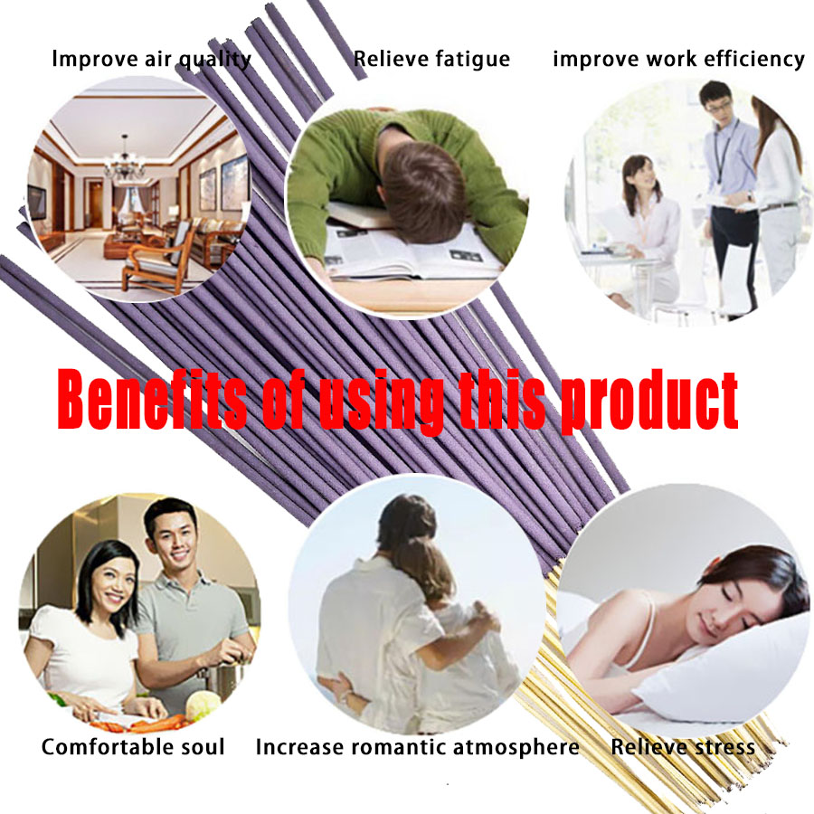 8.66インチの人工木製線香 - 長持ちする香り、家庭、ヨガ - Smokeless Incense Stick のレビューと価格