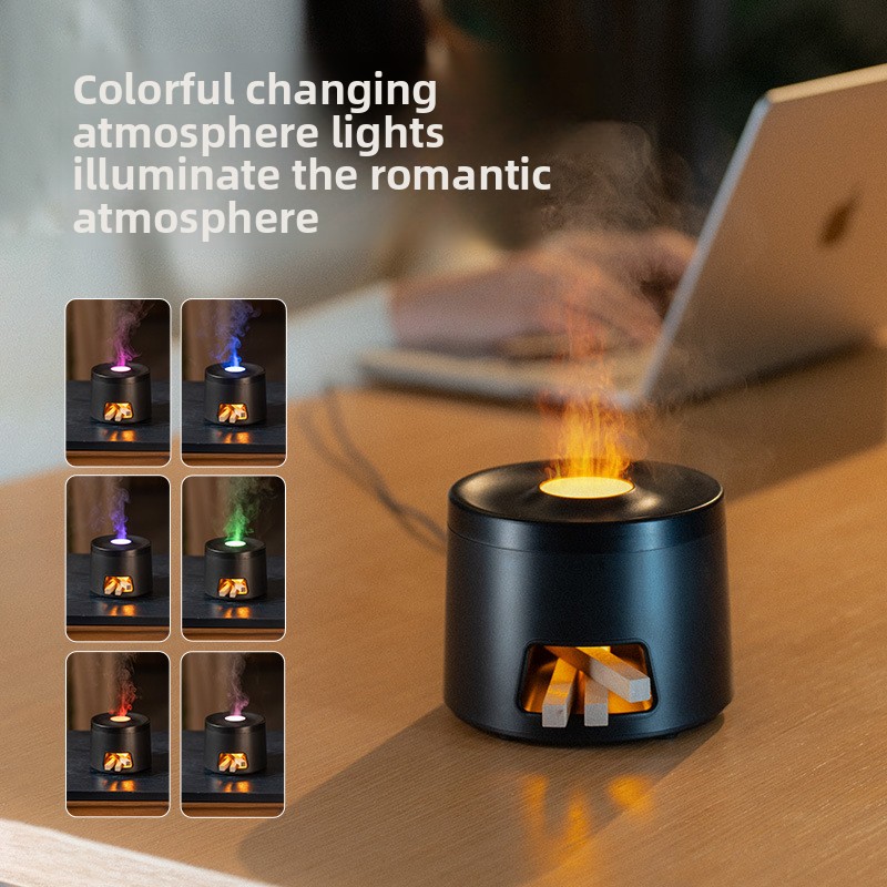 新製品 クリエイティブ レトロ 七色炎アロマディフューザー  - Home Fragrance Types のレビューと価格