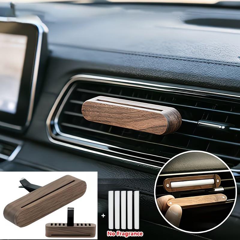 詰め替え可能な木製車用エアコンディフューザークリップ式車用芳 - Home Fragrance Diffuser Refills のレビューと価格
