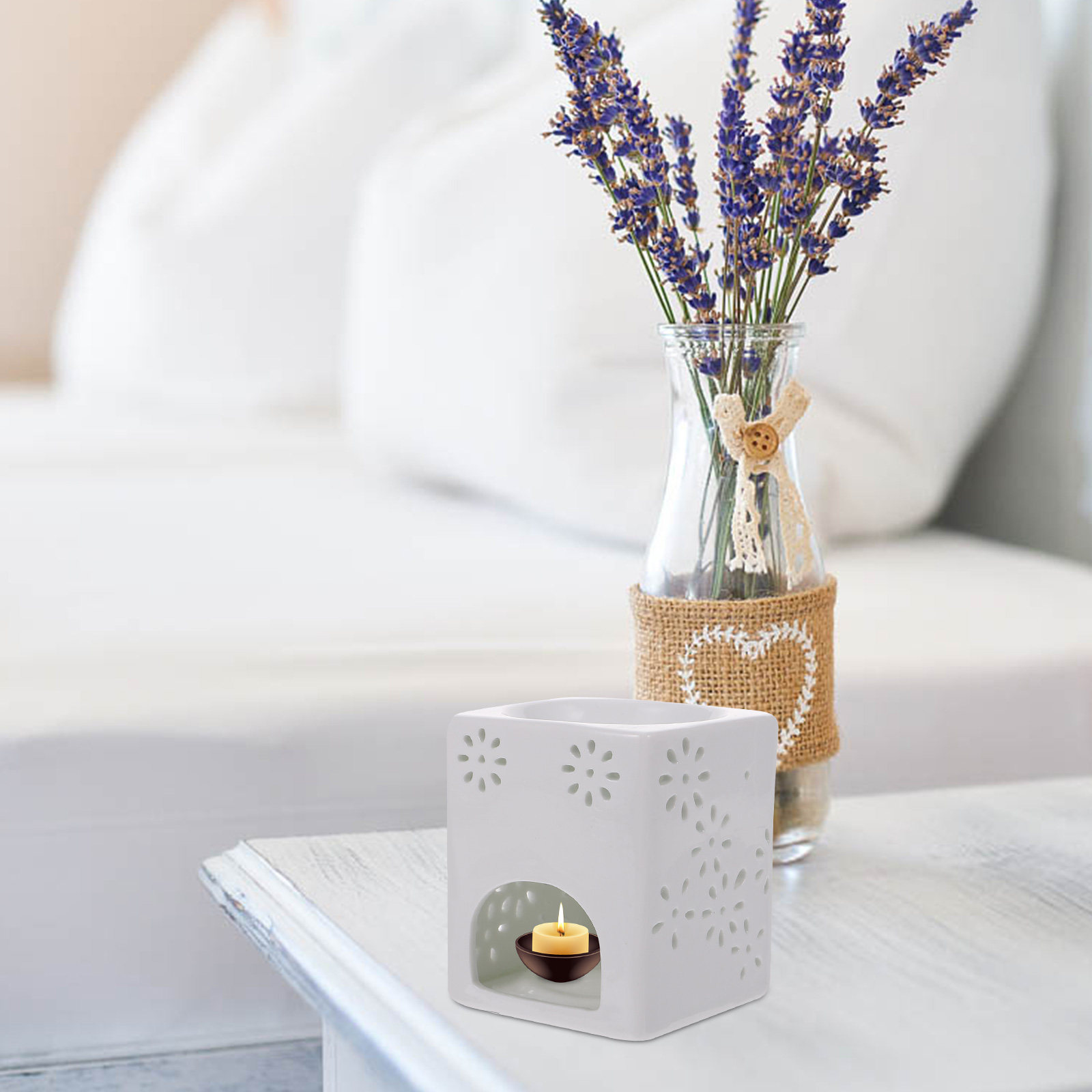 繊細な香りのランプ 家庭用フレグランスウォーマー ワックスバ - Home Fragrance Lamp のレビューと価格