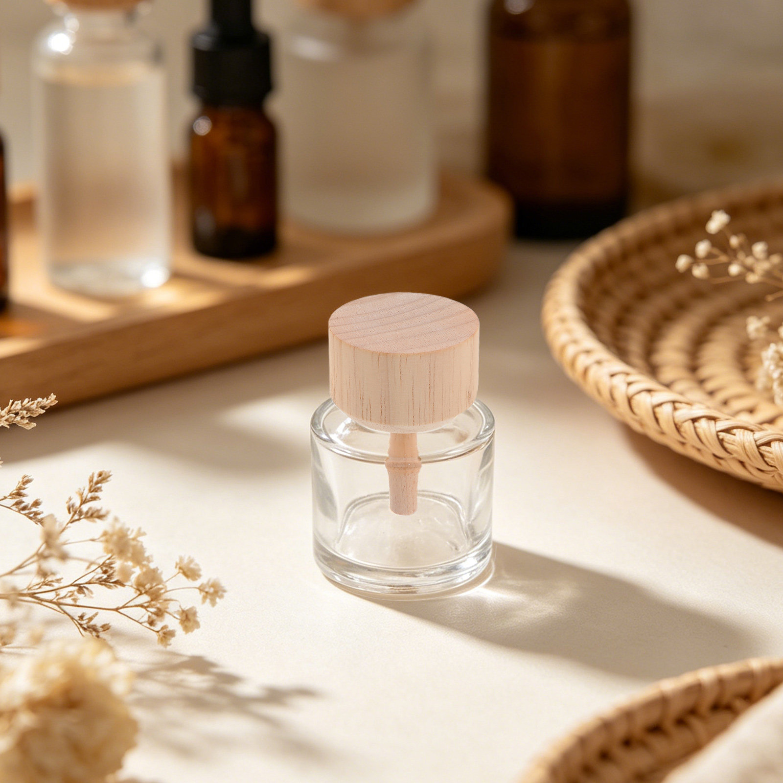 2個入りクリアガラス製リードディフューザーボトル、詰め替え可 - Home Fragrance Essential Oils のレビューと価格