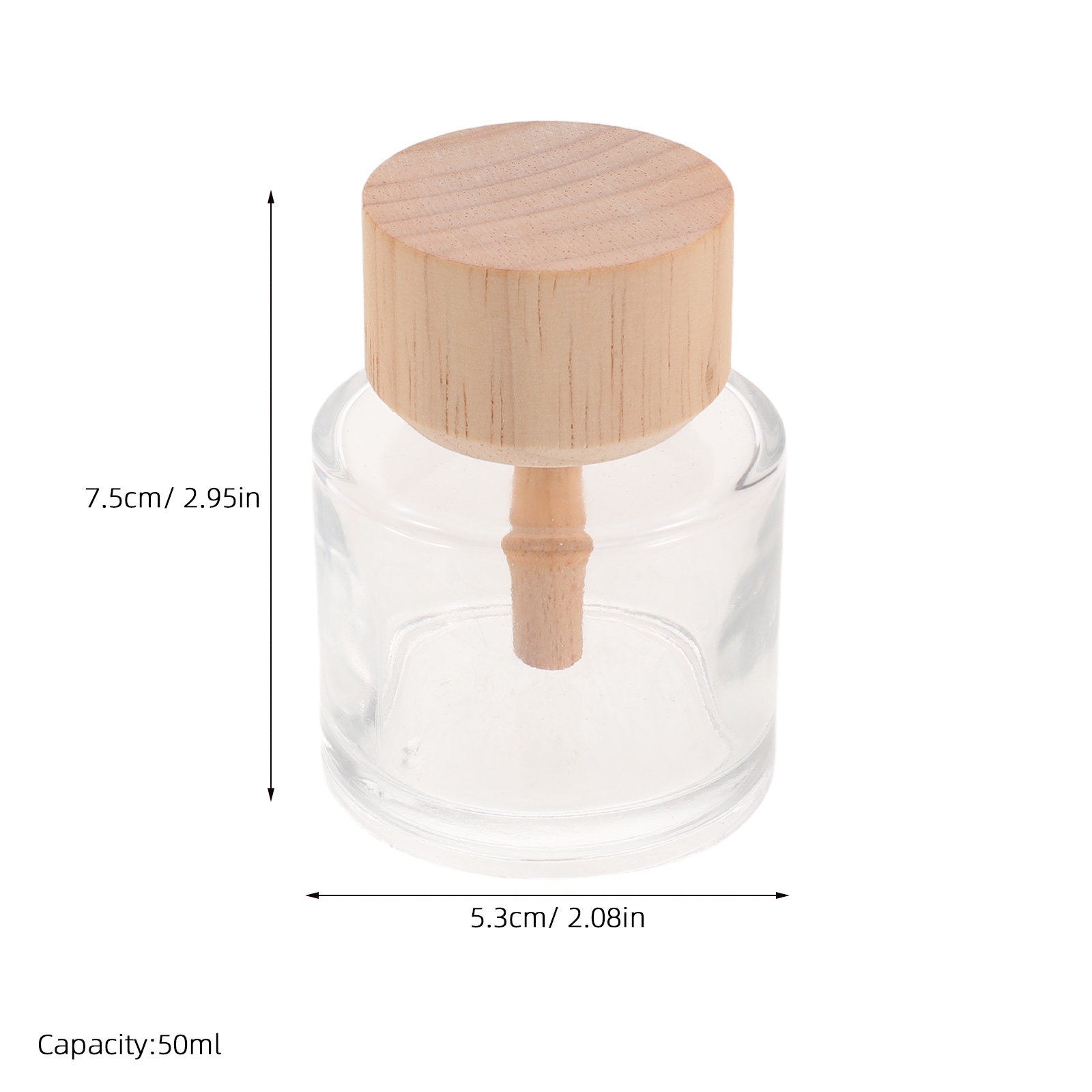 2個入りクリアガラス製リードディフューザーボトル、詰め替え可 - Home Fragrance Essential Oils のレビューと価格