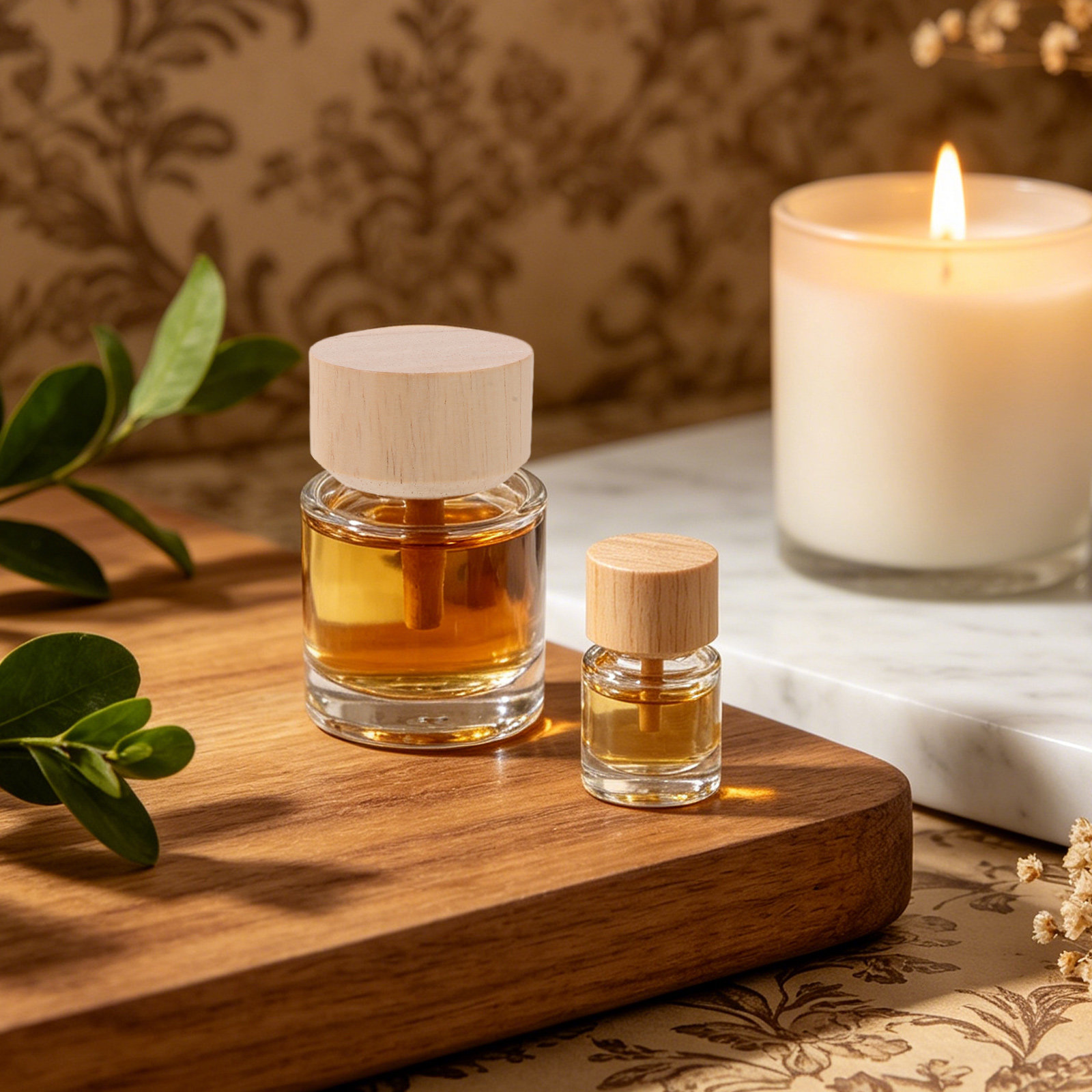 2個入りクリアガラス製リードディフューザーボトル、詰め替え可 - Home Fragrance Essential Oils のレビューと価格