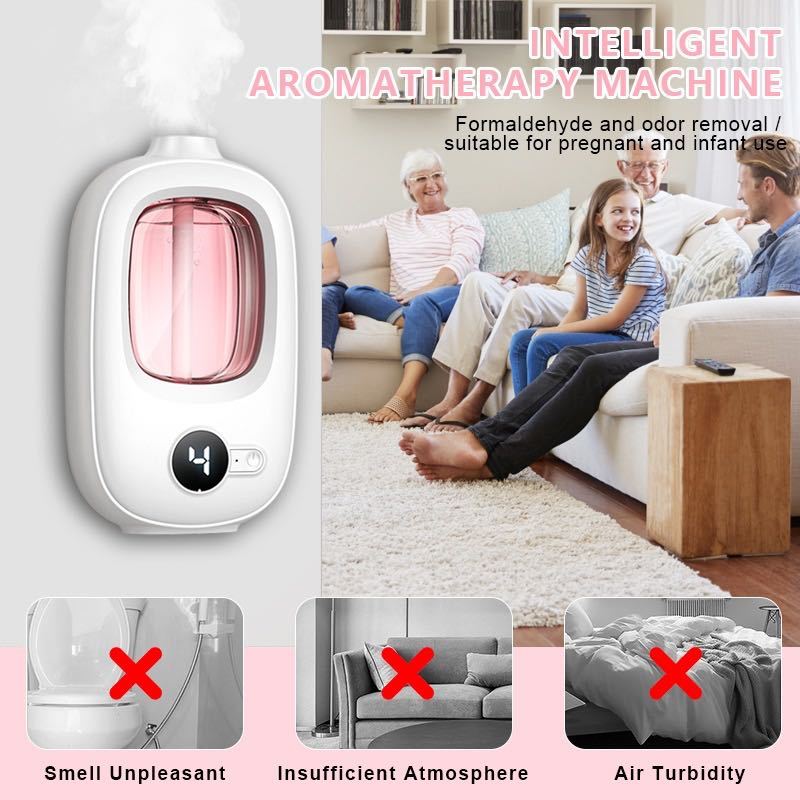 自動アロマセラピー装置トイレ家庭用芳香剤アロマセラピーマシン - Home Fragrance System のレビューと価格