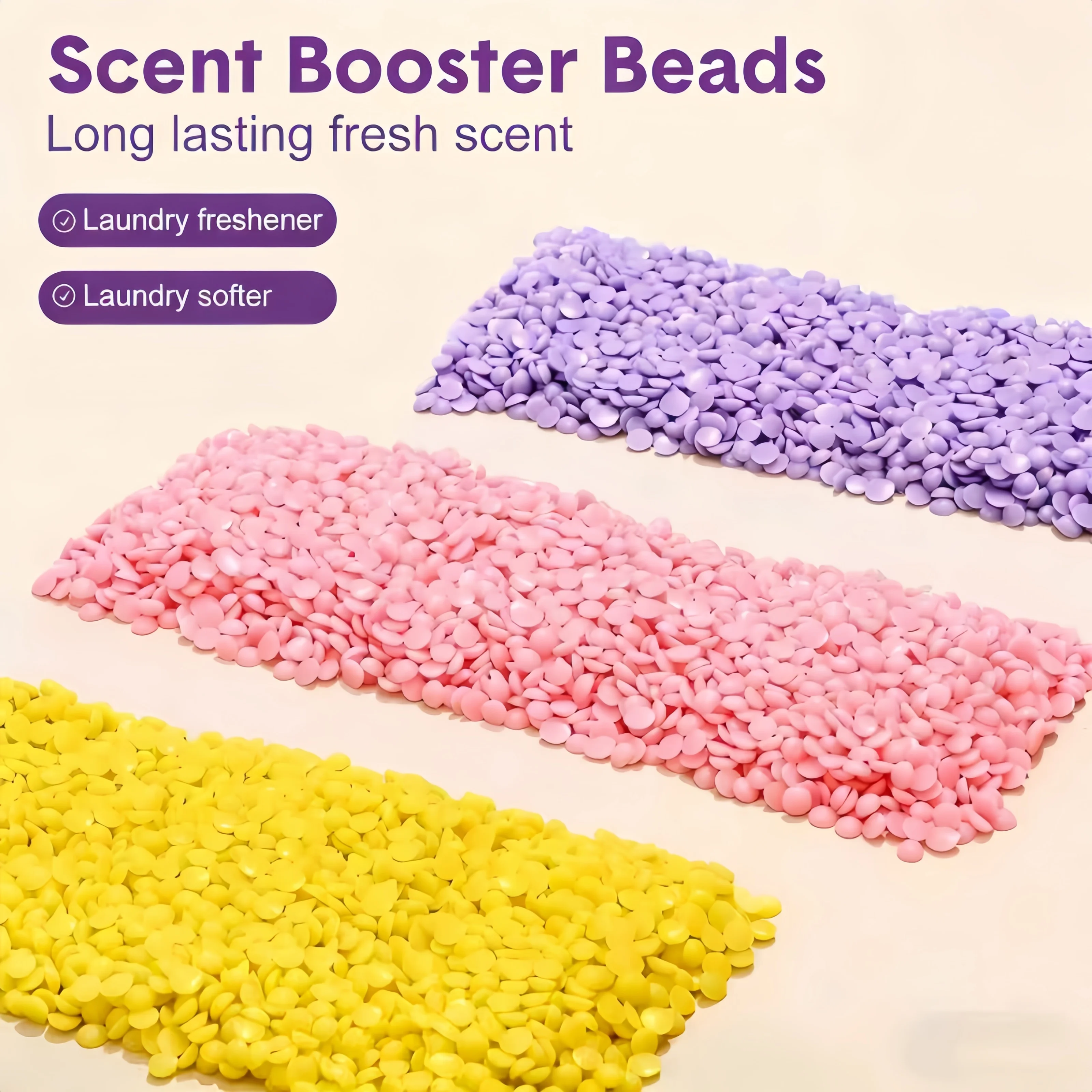 洗濯用香りブースタービーズ、内容量800g/ボトル、計量スプ - Scent Booster Bead のレビューと価格